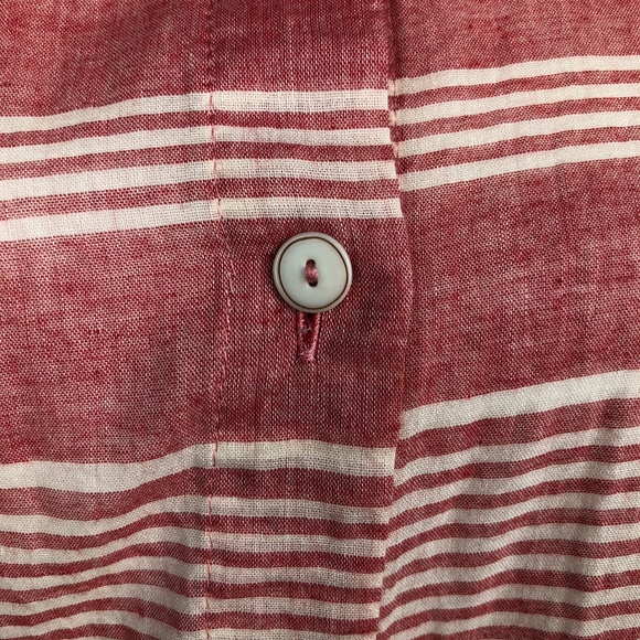 Anthropologie Lili's Closet Striped Button Down -M - Picture 3 of 3